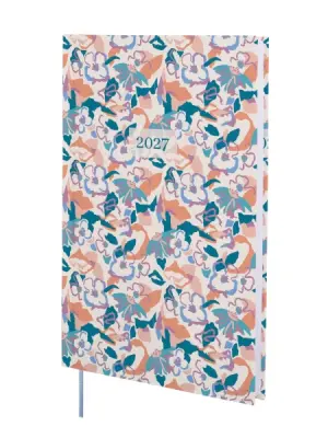 Finocam Agenda Profesional Anual 2027 Semana Vista Vertical Y10 140x204mm Tapa Dura Malva