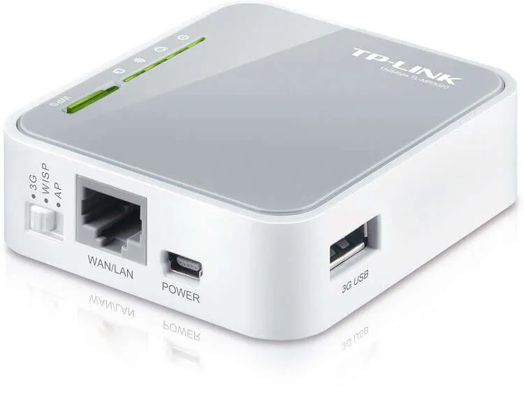 TP-LINK MR3020 Router WiFi Móvil 3G/4G USB 300MB con 2 Antenas Desmontables