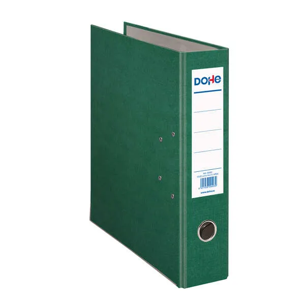 Dohe Archivador Palanca Archicolor Folio Lomo Ancho Rado Cartón Forrado PP Verde