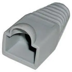 Nanocable Funda Conector RJ45 Plástico Gris - Paquete de 10 Unidades