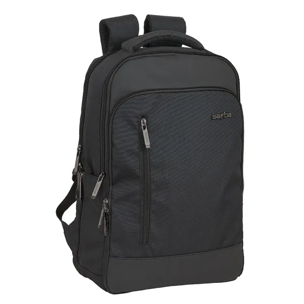 Safta Business Mochila Para Portátil Hasta 15.6" Con Interior Acolchado Y Conector USB - Negro