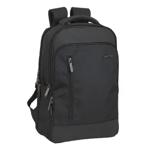 Safta Business Mochila Para Portátil Hasta 15.6" Con Interior Acolchado Y Conector USB - Negro