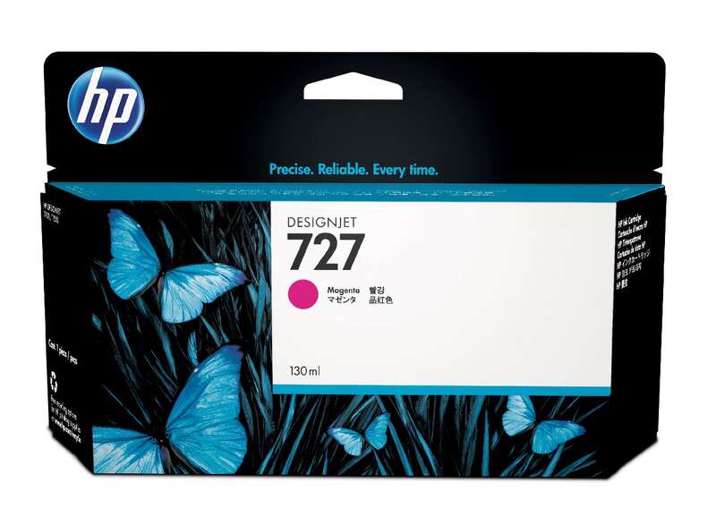 Hp 727 Magenta Cartucho De Tinta Original - B3P20A