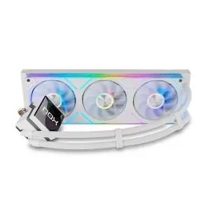 NOX Hummer M-360 LCD Kit RL Magnético ARGB Blanco