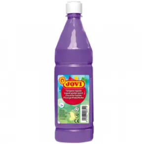 Jovi Tempera Paint Líquida 1000ml - Base Agua - Color Violeta - Secado Rápido