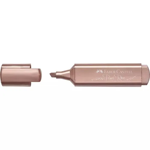 Faber Castell Marcador Textliner 46 Metálico Oro Rosa
