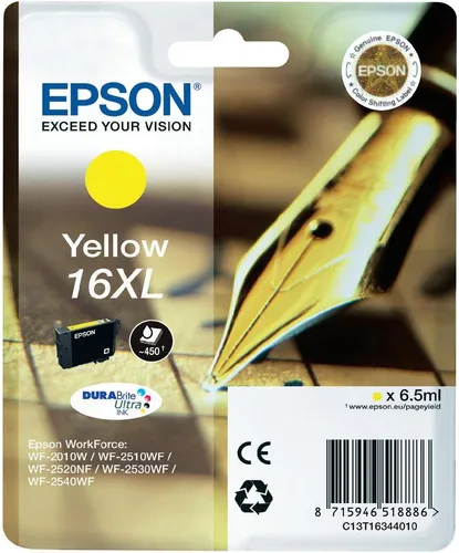 Tinta  Amarillo Wf 2010 W 2510 Wf 2520 Nf 2530 Wf 2540 Wf - Nº16Xl