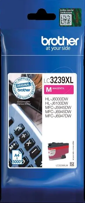 Brother Tinta Magenta para HL-J6000DW, MFC-J5945DW y MFC-J6945DW
