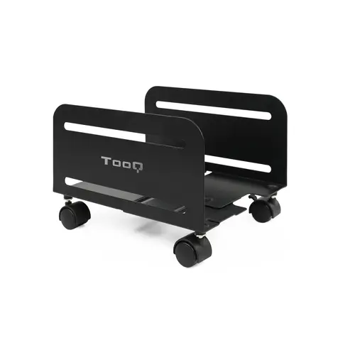 Soporte De Cpu De Suelo Con Ruedas Tooq Umcs0004-B Max. 10Kg Ajustable 119-209Mm Negro
