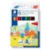Staedtler Noris Jumbo 340 Pack de 6 Rotuladores Jumbo Punta de Fibra 3mm Colores Surtidos