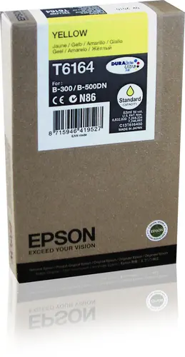 Epson T6164 Cartucho de Tinta Amarillo Pigmentada - Reemplazo C13T616400