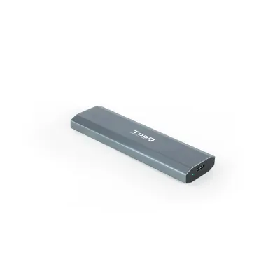 Caja Externa M.2 Usb-C Tooq Tqe-2223G Para M.2 Ngff/Nvme Usb 3.1 Gen2 Gris