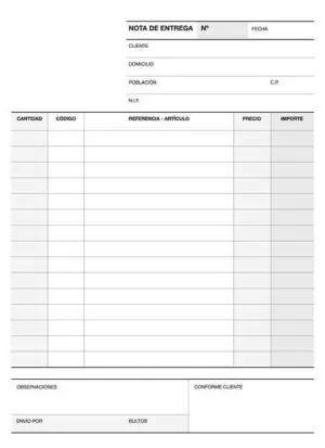Apli Talonario Entrega 1/4 Duplicado Natural - Papel Autocopiativo - 50 Juegos