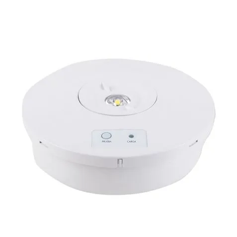Elbat Luz De Emergencia Sobre Pared - 330 Lumens - 6000K - 2W - Luz Fria - 3 Horas De Autonomia - Bateria De Litio