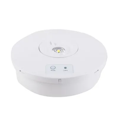 Elbat Luz de Emergencia Sobre Pared 330 Lumens 6000K 2W 3 Horas de Autonomía