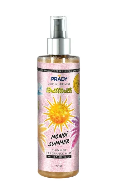 Prady Brilli Brilli Body & Hair Mist Monoi Summer 250 ml Spray Pulverizador
