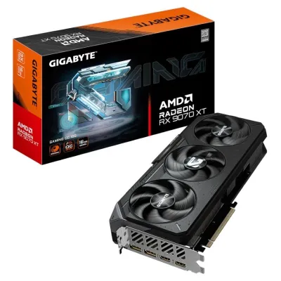 GIGABYTE Radeon RX 9070 XT GAMING OC 16G - 16GB GDDR6, PCI-E 5.0, 3060 MHz