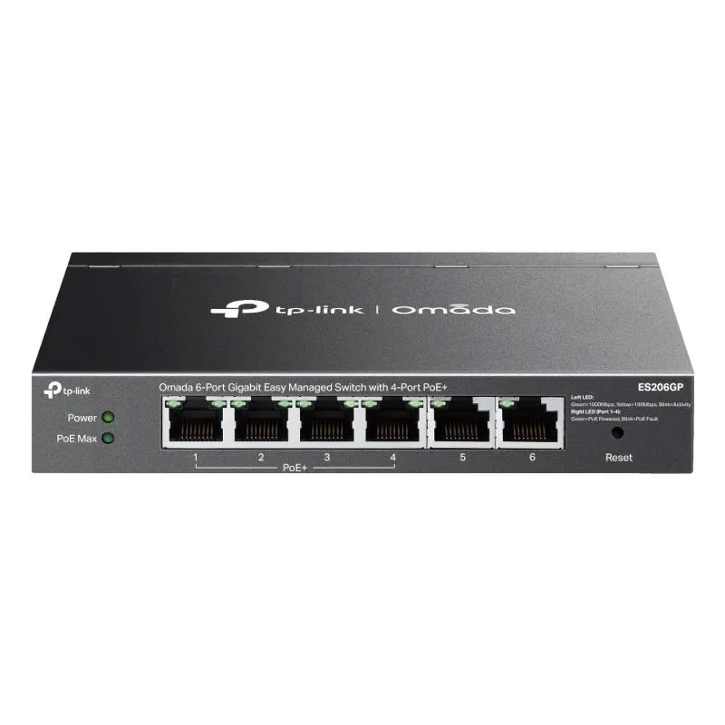 Tp-Link Es206Gp Switch 4Xgb Poe+ 2Xgb 65W Desktop