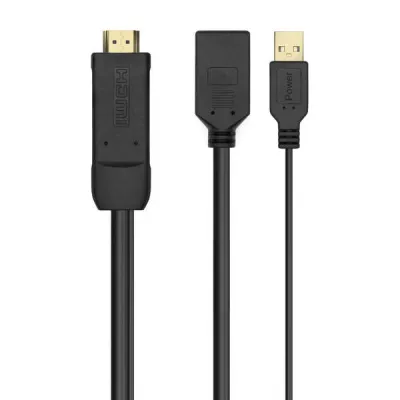 Aisens Conversor Activo HDMI 2.0 a DisplayPort 1.2 - 10cm - Color Negro