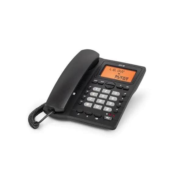 SPC 3612N Teléfono Office ID 2 LCD Negro