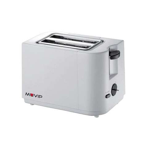 Muvip Tostadora De Pan 700W - Capacidad Para 2 Rebanadas - 6 Niveles De Tostado - Parada Automatica Y Manual