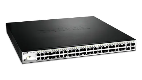 Switch Semigestionable D-Link Dgs-1210-52Mp/E 48P Giga Poe (370W) + 4P Giga Combo Rack