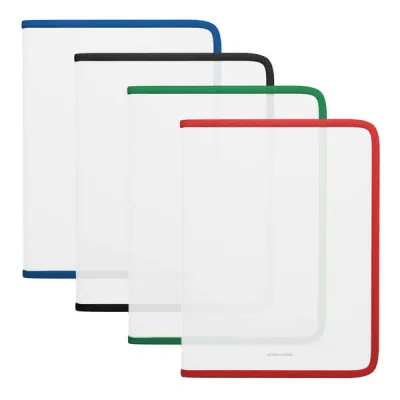 ErichKrause Carpeta A4+ con Cremallera Transparente para Documentos - Colores Surtidos