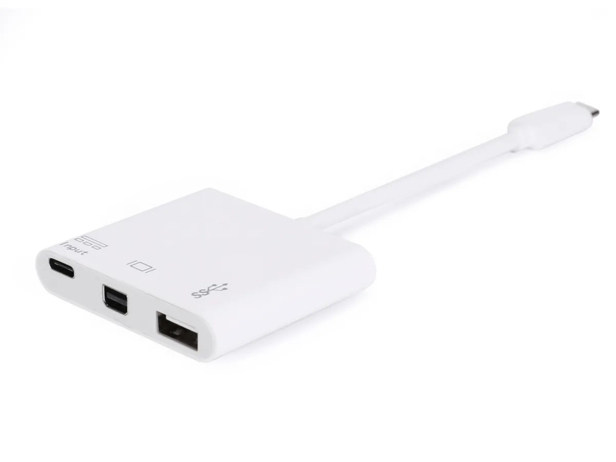 Adaptador Usb-C Equip 133463: Mini Displayport, Usb-A Y Usb-C Pd 60W