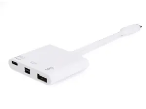 ADAPTADOR USB-C EQUIP 133463: Mini DisplayPort, USB-A y USB-C PD 60W