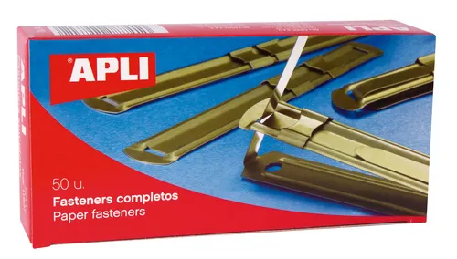 Apli Fasteners Metálicos Completo Dorado 90X12 Mm  50 Fastener