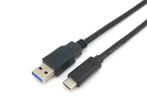 EQUIP Cable USB-A a USB-C 2M 5G 3A Color Negro