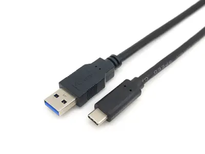EQUIP Cable USB-A a USB-C 2M 5G 3A Color Negro