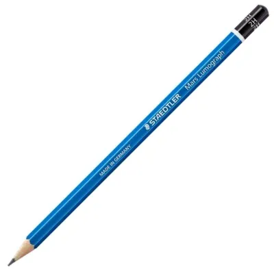 Staedtler Mars Lumograph 100 Lápiz de Grafito 2H Hexagonal 2mm Sostenible