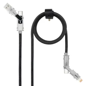 Nanocable Cable USB-C y USB-A a Lightning 1M