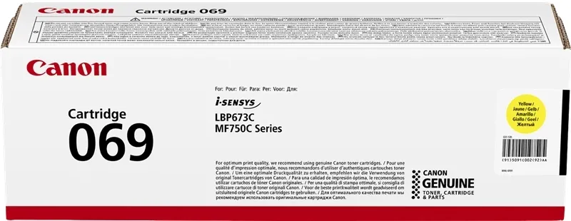 Canon 069 Amarillo Cartucho De Toner Original - 5091C002