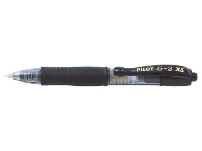 Pilot Bolígrafo de Gel G2 Pixie XS Retráctil 0.7mm Negro con Grip Ergonómico