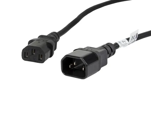 Lanberg Cable De Transmisión C13 A C14 Negro 1,8 M