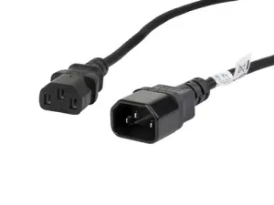 Lanberg Cable De Transmisión C13 A C14 Negro 1,8 M