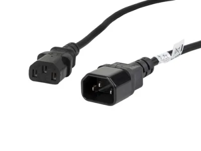 Lanberg Cable De Transmisión C13 A C14 Negro 1,8 M