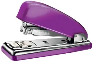 Petrus Grapadora Metálica Violeta + Caja de 200 Grapas - Hasta 30 Hojas