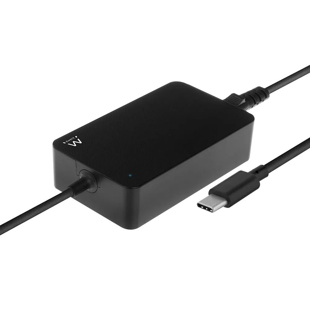 Ewent Cargador Portátil USB Tipo C 65W 300 cm Negro