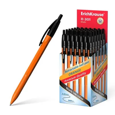 ErichKrause Bolígrafo Automático R-301 Naranja Matic 0.7 mm