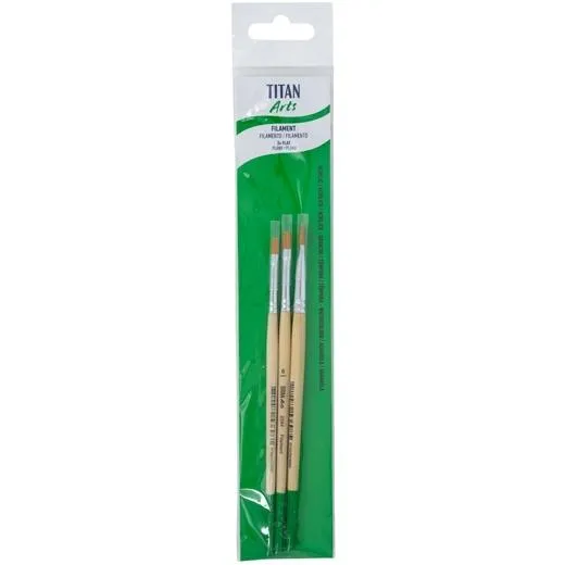 Titan Arts Set De Pinceles 2584/4-6-8 Blíster 3 Ud