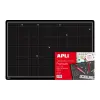 Apli Tabla de Corte PVC A3 Antideslizante Auto Cicatrizante Color Negro