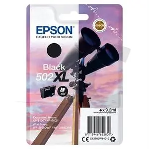 Epson Tinta Negra Nº 502XL para XP-5100, 5105 / WF-2860DWF, 2865DWF