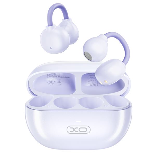 Xo G40 Pearl Clip Auriculares Tws - Bluetooth 5.3 - Color Violeta