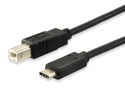 Equip Cable USB-C a USB-B 2.0 1M (Carga 3A, Velocidad 480Mb/s)