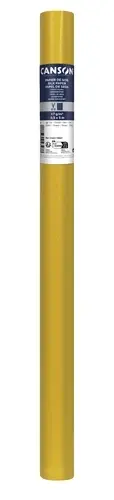 Canson Rollo Papel Seda 17g/m² 50x500cm Color Oro para Manualidades y Decoración