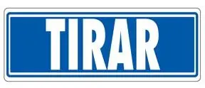 Archivo 2000 Señal "Tirar" 175X65 PVC Gris