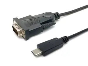 CABLE USB-C 2.0 A SERIE RS232 EQUIP 1.5M COMPATIBLE WINDOWS 7/8/10/11 LINUX MAC OS